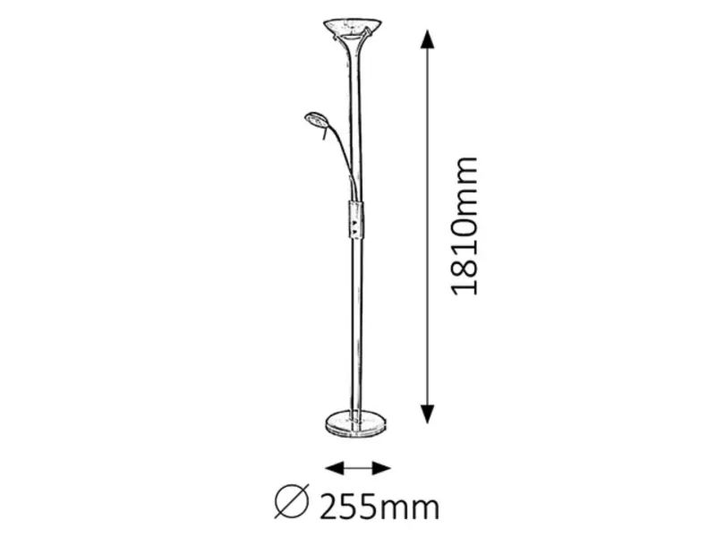 Stojanové svietidlo RABALUX 1x230 R75,  1x40W G9 230V IP20, sklo, bronz (4076)